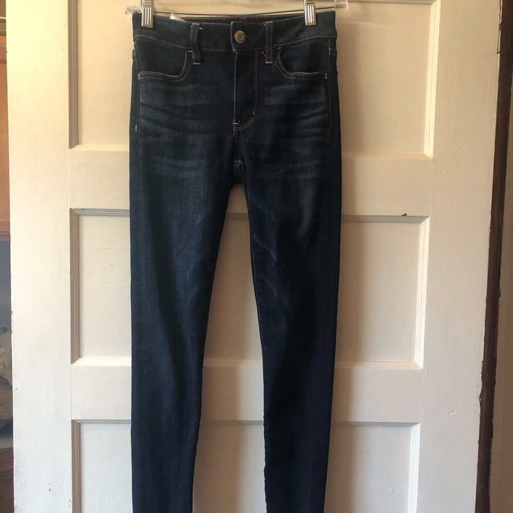 American Eagle High Rise Jegging Size 0.